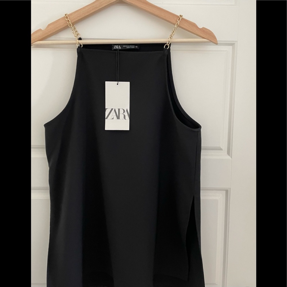 ZARA GOLD CHAIN STRAP CAMISOLE - Picture 8 of 11